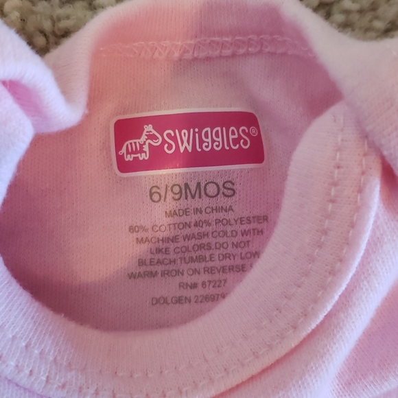 6-9M Long sleeve sparkle bodysuit - Picture 3 of 3